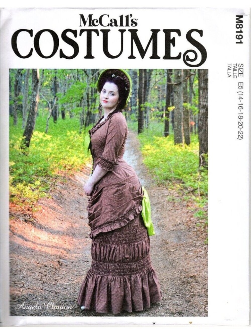 McCall's M8191 Misses 14 to 22 Historical Costume Victorian Skirt Sewing Pattern